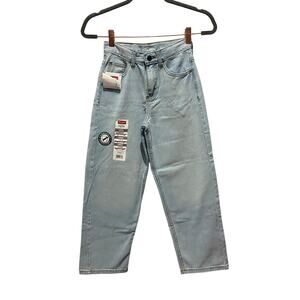 Wrangler's Boys Loose Fit Lightwash Blue Jeans Size 10 Slim